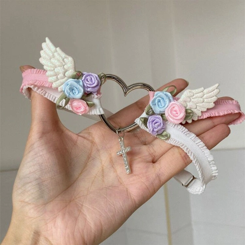 Harajuku Kawaii Fashion Heart Lace Garterbelt